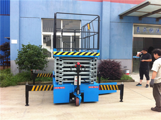 10m Mobile Scissor Lift Aerial Work Platform Central Hydraulics Scissor Lift