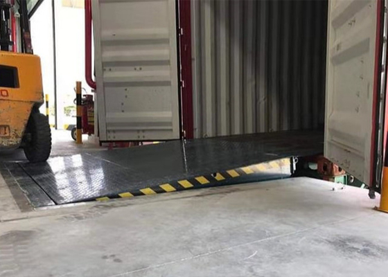 CE ISO Fixed Hydraulic Loading Dock Leveler Pit-style Electric Dock Ramp  8000KG 10000KG