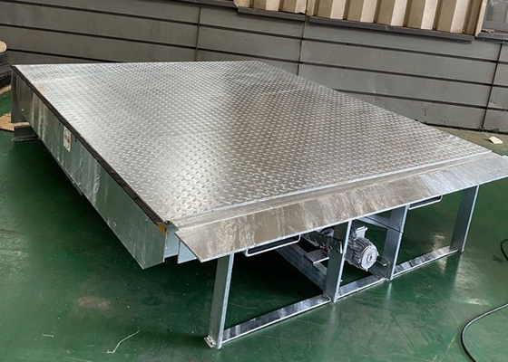 2000mm Width 10T Load Capacity Hydraulic Electric Dock Leveler Hot Dip Galvanized